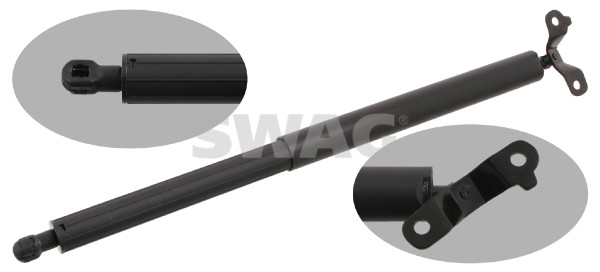 Ammortizatore pneumatico, Cofano bagagli /vano carico - 10 92 9334 SWAG